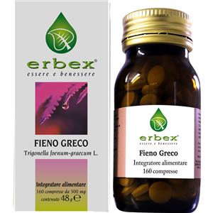 ERBEX Srl Erbex - Fieno Greco 320 Capsule da 300mg, Integratore per il Metabolismo e il Benessere Digestivo