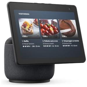 Amazon Echo Show 10 (Ultimo modello) | Schermo intelligente in HD con movimento e Alexa, Antracite