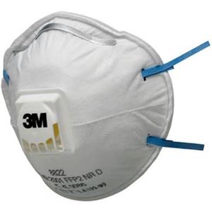 3m Maschera facciale monouso Moulded 3M con valvola FFP2 conf. 10 pezzi - 8822