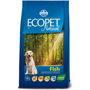 Ecopet Natural Pesce Medium 12 kg - Croccantini per cani - 1° ORDINE? fino al 20% di sconto