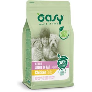 Oasy Dog Adult Light in Fat - 12 kg - Croccantini per cani - 1° ORDINE? scegli lo sconto BZR5 / BZR20 + 200 punti fedeltà