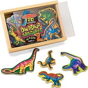 Melissa & Doug Dinosauri Gioco Calamite Bambini per Lavagna Magnetica, Magneti Bambini, Giochi in Legno Magnetici per Bambini, Giochi educativi 2 Anni, Regalo per Bimba e Bimbo dai 2 Anni in sù