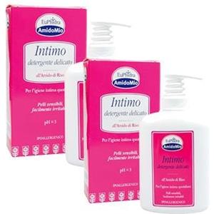 Euphidra Amidomio Detergente Intimo Idratante e Delicato 200 ml 200 ml - Con Amido di Riso