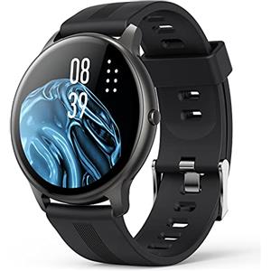 AGPTEK LW11 Smartwatch Uomo Orologio Fitness con 1.3 Full Touch, Impermeabile IP68, Cardiofrequenzimetro da Polso, Activity Tracker Sportivi Contapassi Controllo Musica Cronometro per Android iOS