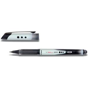 Pilot V Ball Roller a Inchiostro Liquido 0,5 mm Nero con Impugnatura Grip