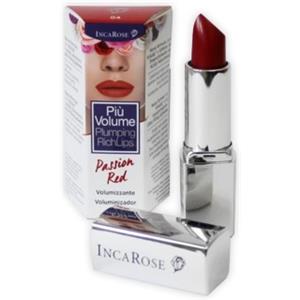 INCAROSE Più Volume Plumping Richlips 04 Passion Red - Trattamento volumizzante non lucido, 4,5 ml, azione rimpolpante e idratante