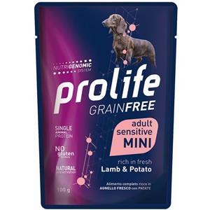 Prolife dog grainfree sensitive agnello e patate 100 g