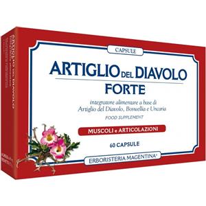 Erboristeria Magentina Artiglio del Diavolo Forte - Integratore in Capsule per il Benessere Articolare, 60 Capsule