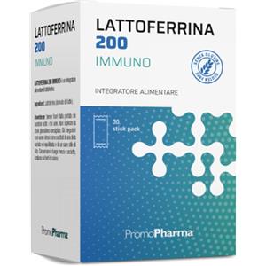 PromoPharma Lattoferrina 200mg Immuno Integratore Alimentare, 30 Stick Pack