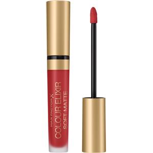 Max Factor Colour Elixir Soft Matte Lipstick 4ml - 030 Crushed Ruby, Rossetto Liquido Idratante con Finish Opaco