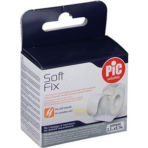 PIKDARE SpA Cerotto Soft Fix in Rocchetto TNT 2,5x914 cm - Fissaggio per Medicazioni su Pelli Delicate