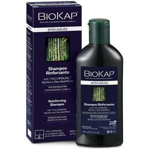 Biokap Shampoo Rinforzante Anticaduta 200ml - Trattamento per Capelli Forti con Tricofoltil e Bambù