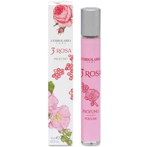 L'Erbolario 3 Rosa Eau de Parfum 15 ml - Fragranza floreale e speziata con Rosa centifolia, Malvarosa e Pepe rosa
