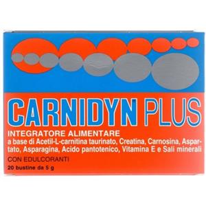 BIOFUTURA PHARMA SpA CARNIDYN PLUS 20 BUSTINE DA 5 G GUSTO ARANCIA