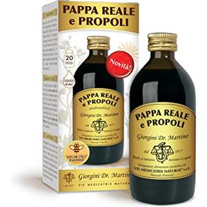 Dr Giorgini PAPPA REALE E PROPOLI liquido analcolico - 200 ml (integratore di pappa reale, arricchito con propoli)
