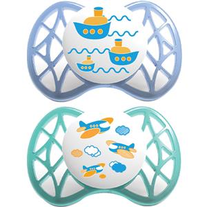 Nuvita Succhietto Ortodontico 0 Mesi Blu e Tiffany