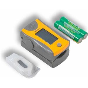 Gammadis Farmaceutici Pulsossimetro da Dito Professionale PC-60FL - Misurazione Saturazione Ossigeno e Frequenza Cardiaca