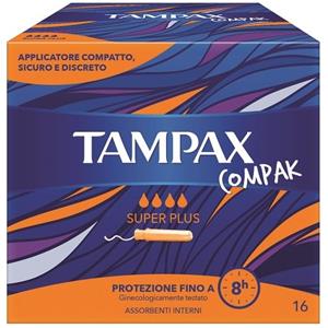 TAMPAX COMPAK ASSORBENTE INTERNO SUPER PLUS 16 PEZZI