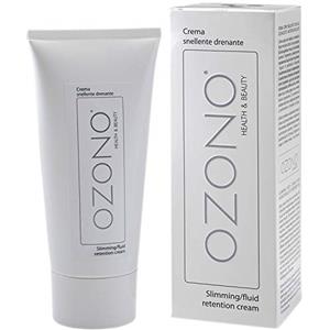 OZONO HEALTH & BEAUTY OZONO H&B Crema Corpo Drenante - Trattamento Professionale - Olio Ozonizzato Estratti Naturali Nutrienti - Antibatterica - Bio-Stimolante Anticellulite - MADE IN ITALY (200 ML)