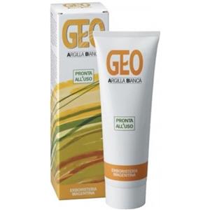 Erboristeria Magentina Argilla Bianca Geo Pasta 250 ml - Bentonite sodica per impiastri e maschere, adatta a pelli delicate