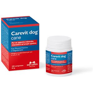 NBF Lanes CAREVIT DOG FLACONE 100 COMPRESSE APPETIBILI