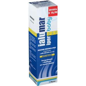 Ialumar Soluzione Ipertonica Spray 100 ml - Igiene Nasale per Neonati e Bambini con Acido Ialuronico e Acqua di Mare