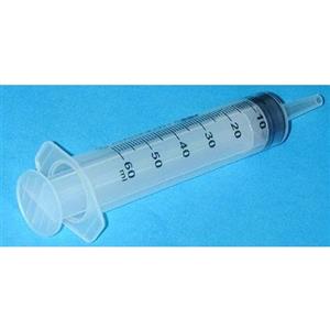 FARMACARE Schizzettone Siringa Senza Ago con Cono Catetere 60 ml - Monouso e Sterile