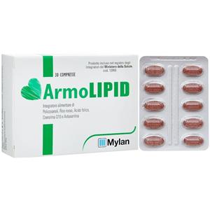 MEDA PHARMA SpA ArmoLIPID - Integratore Alimentare per il Controllo del Colesterolo - 30 Compresse