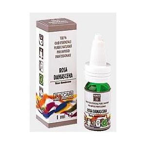 ZUCCARI Olio Essenziale Rosa Damascena 1ML - Equilibrio Emotivo e Atmosfere di Gioia