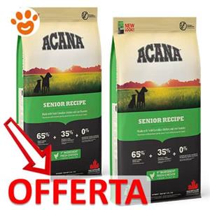 Acana Dog Senior - Offerta [PREZZO A CONFEZIONE] Quantità Minima 2, Sacco Da 11,4 Kg