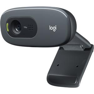 Logitech C270 Webcam, 1280 x 720 HD-Ready, 0,9 MP, 30 fps, 55°