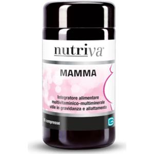 GIURIATI Nutriva Mamma - Integratore multivitaminico per gravidanza, 90 compresse senza zuccheri e glutine