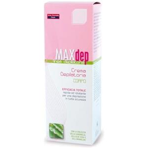 VITAL FACTORS MAX DEP Crema Depilatoria Viso e Corpo 150 ml - Con Aloe e Camomilla per Pelli Sensibili