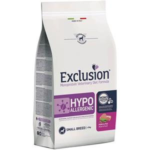 Exclusion Diet Hypoallergenic Small Breed Maiale e Piselli 2 kg Per Cane