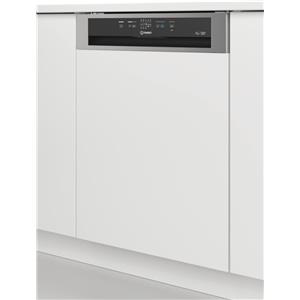 Ⓜ️???????????? Indesit DBE 2B19 A X - Lavastoviglie da incasso con frontalino inox, 14 coperti, 60 cm, Nuova classe E (ex A+)