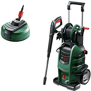 Bosch Home and Garden Bosch Idropulitrice AdvancedAquatak 150, 86.4 x 44.6 x 40.4 cm, 1 Pezzo + Spazzola per Patio Aquasurf 280, 40 x 37.7 x 18.7 cm