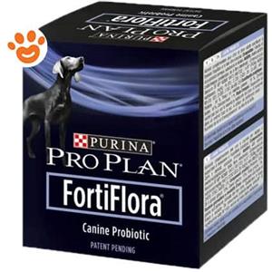 Purina FortiFlora - Integratore Probiotico per Cani e Cuccioli, 30 Bustine da 1 g per il Benessere Intestinale