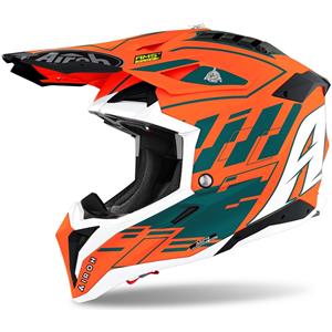 Airoh CASCO AVIATOR 3 RAMPAGE ORANGE GLOSS AIROH