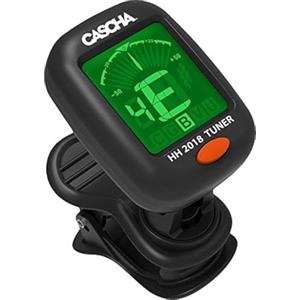 Cascha HH 2018 Accordatore Cromatico per Ukulele, Chitarre e Bassi