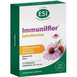 Esi Immunilflor - Lattoferrina Integratore Alimentare, 20 Naturcaps
