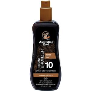 Australian Gold Spray Gel SPF 10 con Bronzer Istantaneo - 237 ml, Very Water Resistant