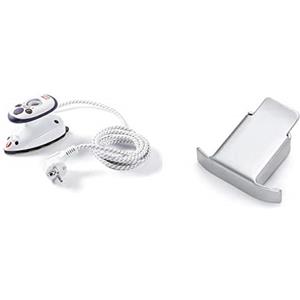 Prym Mini Ferro a Vapore & Saumhilfe für Nahtzugabe Guida Magnetica per orlature, Aiuto per Orlo, Acciaio, Argento, Confezione da 1