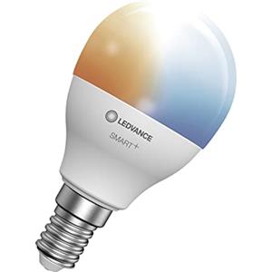 LEDVANCE Lampada Led Smart+, Tecnologia Bluetooth, E14, Dimmerabile, Colore della Luce Variabile, 2700-6500 K, Sostituisce Lampadine da 40 W, Controllabili con Google e Alexa, Confezione da 1