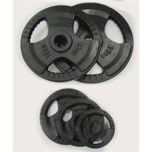 TOORX PROFESSIONAL LINE Disco Ghisa Tripla Presa da 1,25 kg con foro olimpico da 50mm