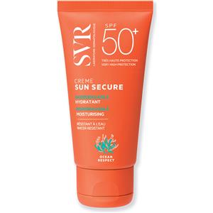 SVR Sun Secure Crema Solare SPF50 50ml - Idratante, Vellutata e Biodegradabile per Tutti i Tipi di Pelle
