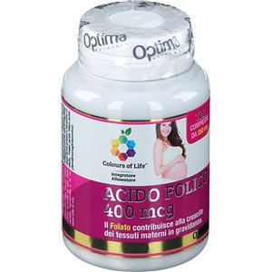 COLOURS OF LIFE ACIDO FOLICO 400 MCG 120 COMPRESSE 350 MG