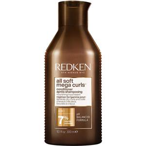 Redken All Soft Mega Curls - Balsamo Idratante e Nutriente per Capelli Ricci e Secchi, 300 ml