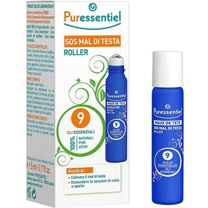 PURESSENTIEL Roller Mal di Testa 5 ml - Allevia il dolore e offre un effetto fresco immediato