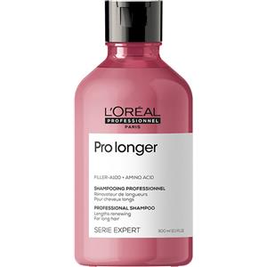L'Oréal Professionnel Pro Longer Shampoo 300 ml - Rinnovatore di lunghezze per capelli lunghi e assottigliati con Filler A-100