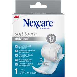 Nexcare Cerotto Soft Striscia 100x8 cm - Ipoallergenico, Sottile e Delicato
